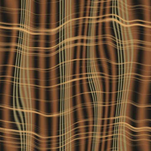 wavy silk fabric