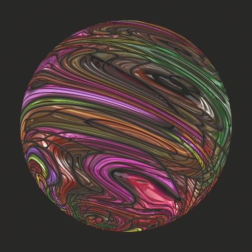Art Glass Globe (Texture)