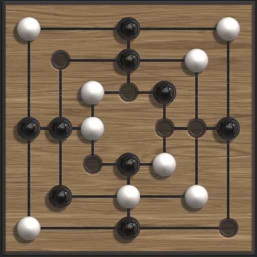 Nine Men's Morris (Texture)