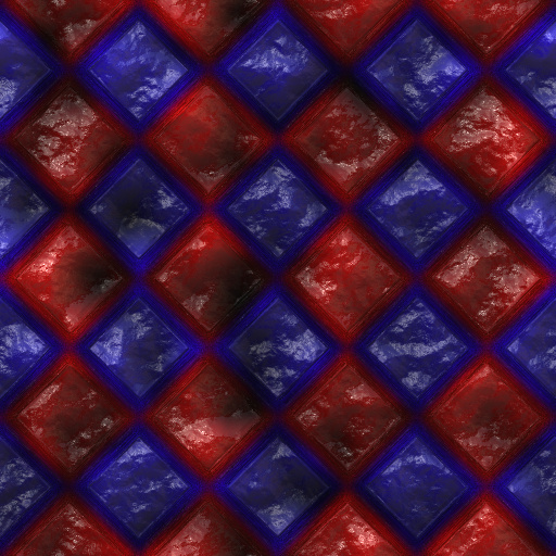 Diamond and Block Color Glass by Fortunas (Texture)