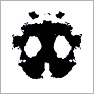 Rorshach inkblot (face edition)