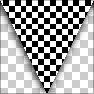 Checkered Racing Flag (triangular)