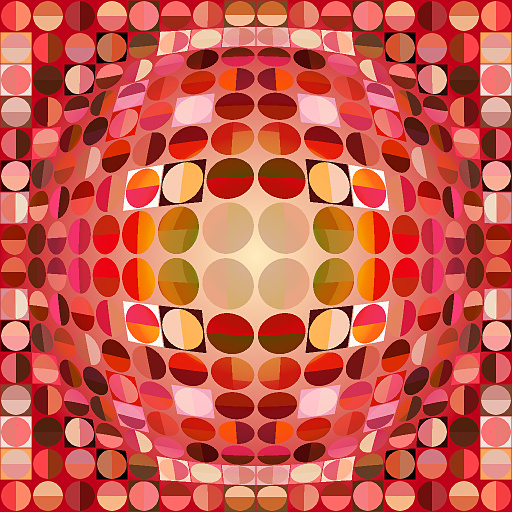 Hommage à Vasarely (Texture)