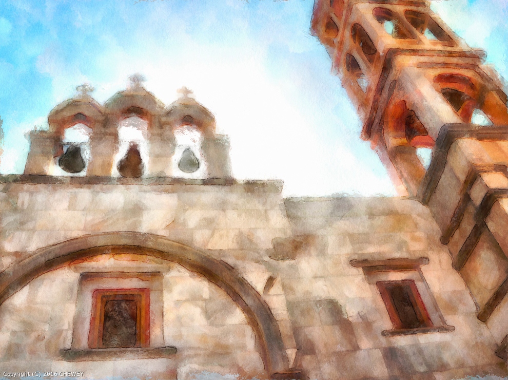 Mykonos Church by CHEWEY