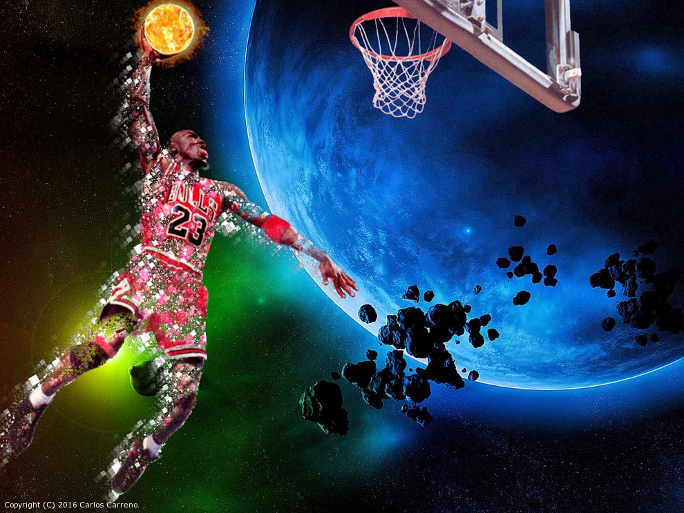 Galactic Jordan by Carlos Carreno