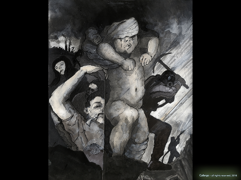 Grishenko illustrated novel concept art 2 by Cafargo