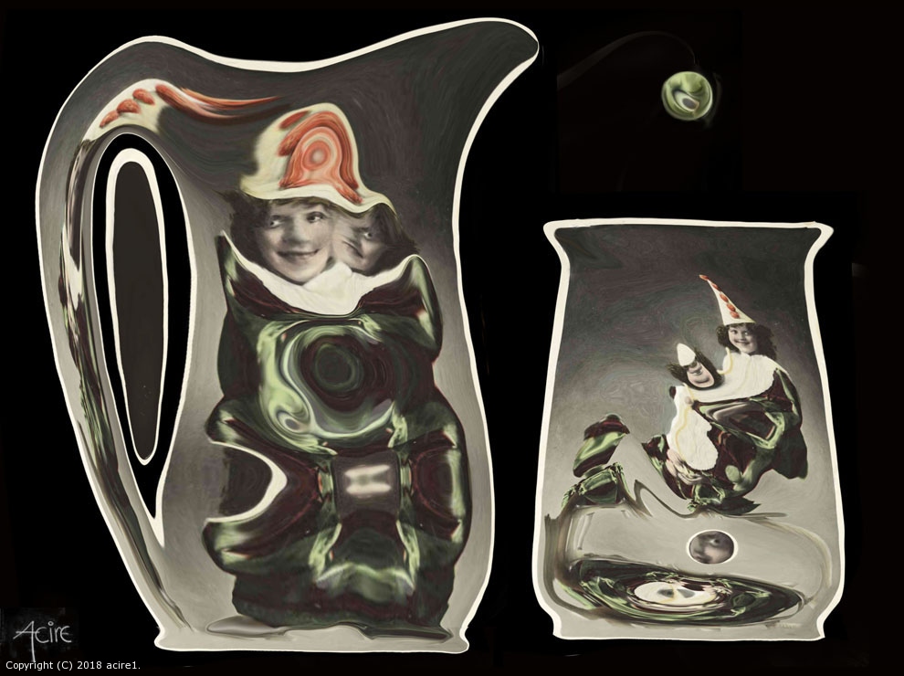 Scary art nouveau milk & sugar by acire1