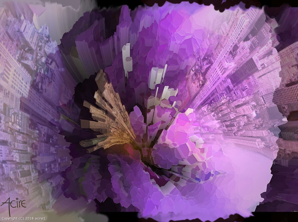 Purple Metropolis by acire1