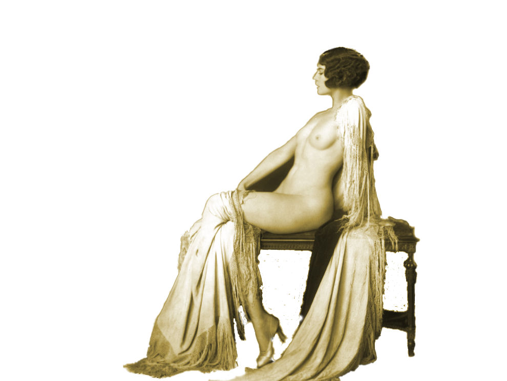 Nude on Chair by Amy Hutton