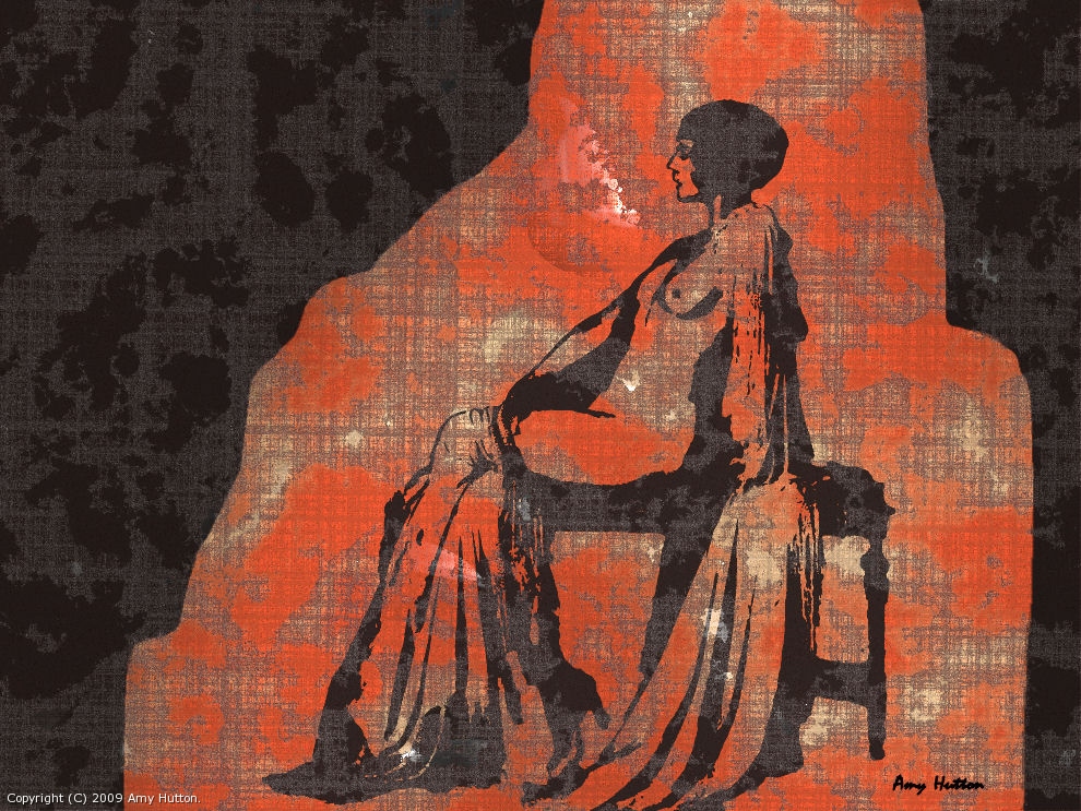 Nude on Chair by Amy Hutton