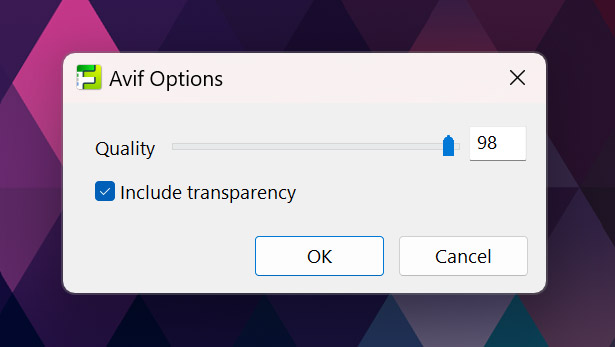 Avif Options