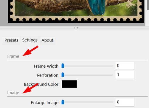 Separators on the Settings Pane