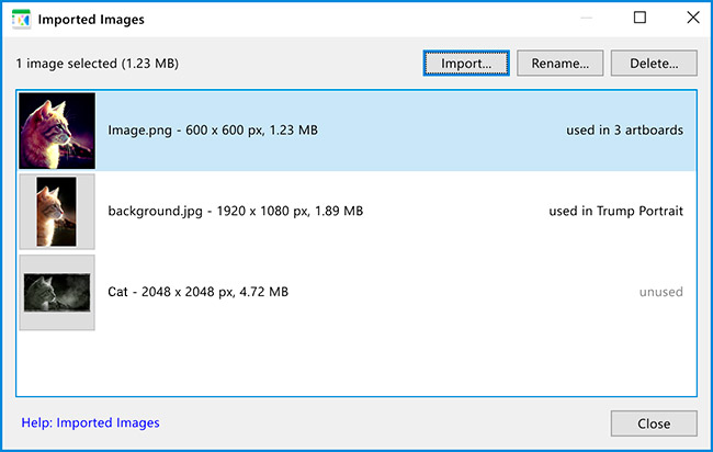 Imported Images